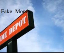 Counterfeit Money Home Depot